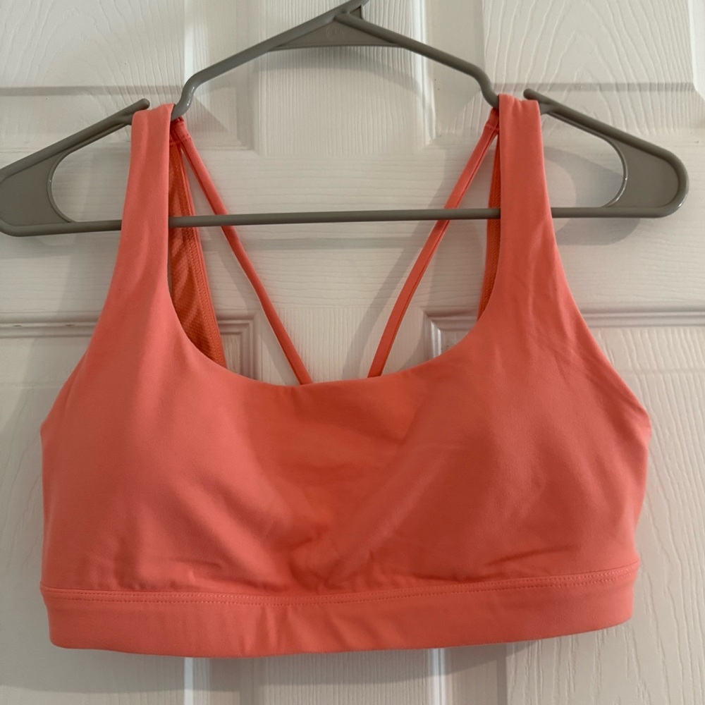 Athleta Vibrant Coral Sports Bra